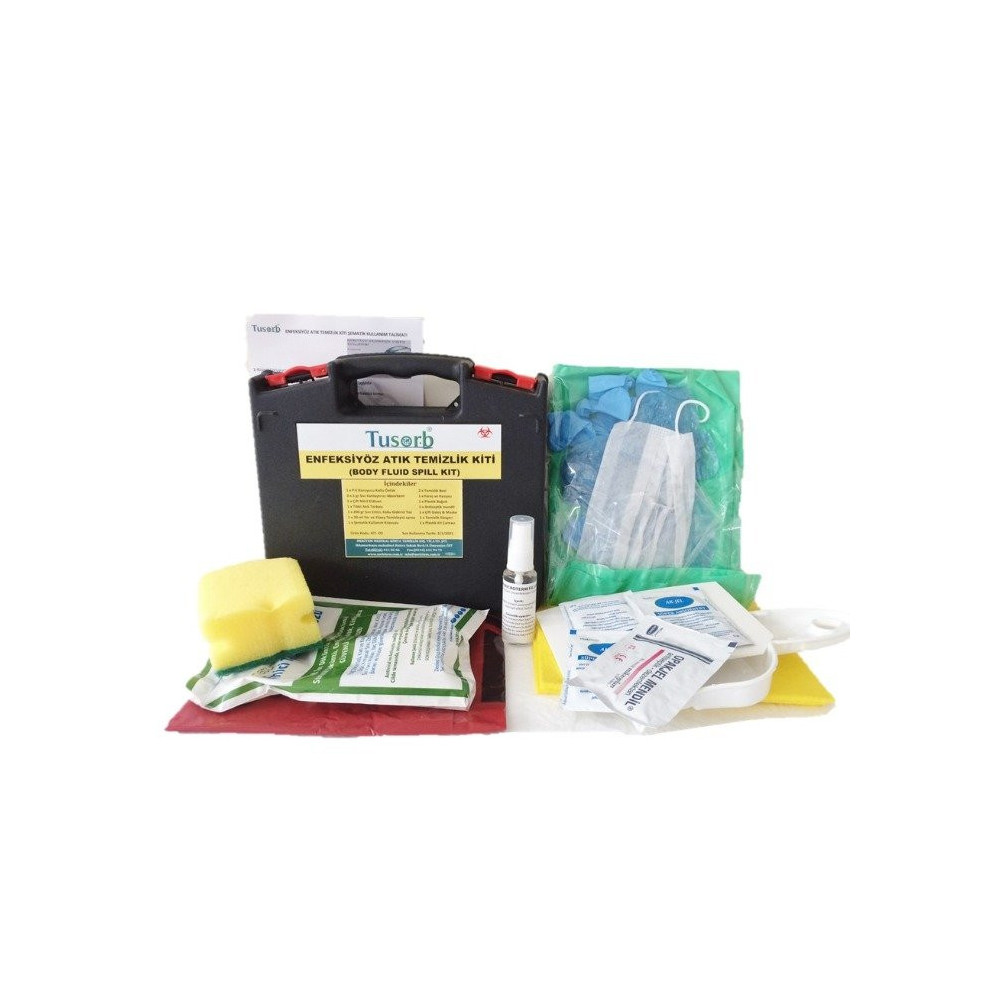 Enfeksiyöz Atık Döküntü KitiBody Fluid Spill Kit