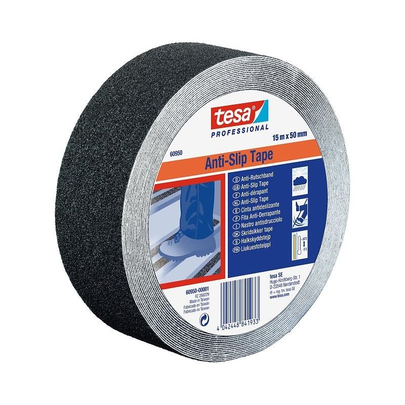 Tesa 60950 Merdiven Kaydırmaz Bant Siyah 25mm x 15mt